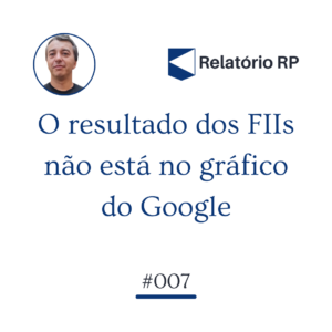 O resultado dos FIIs não está no gráfico do Google